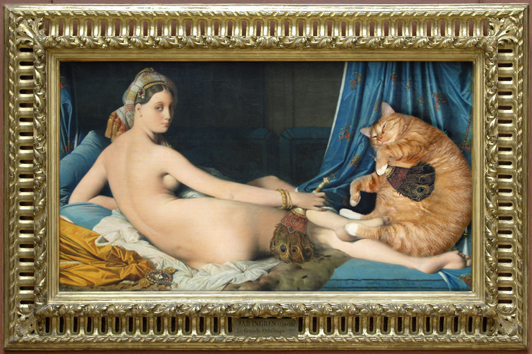 ***котэ*** Ingres_Jean_Auguste_Dominique_Deux_Grandes_Odalisques_1814_cat_sm