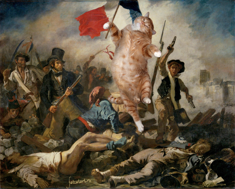 ***котэ*** - Страница 3 Delacroix-Eugene-La-Liberte-guidant-le-peuple-1830-cat-w