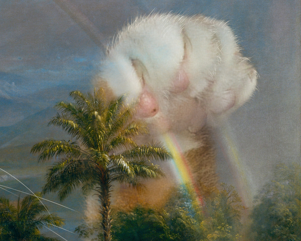 Frederic Edwin Church, Over the Rainbow Bridge, detail